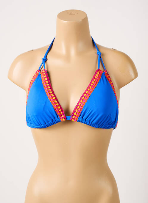 Sutien de costum de baie albastru ANTIGEL femeie