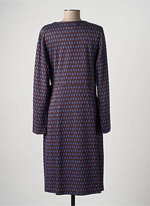 Rochie midi mâneci lungi mâneci lungi albastru MARIA BELLENTANI femeie