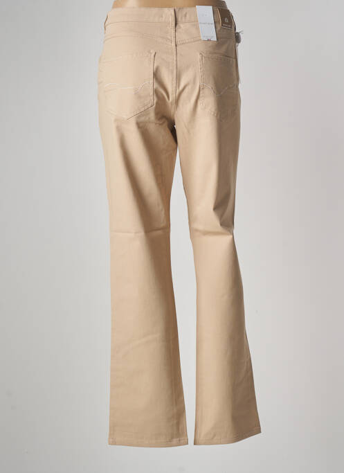 Pantalon drept bej BRUNO SAINT HILAIRE femeie