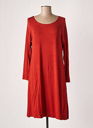 Rochie midi portocaliu LINGAM femeie