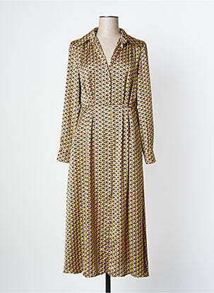 Rochie lungă galben PENNYBLACK femeie