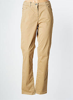 Pantalon slim bej PERSONA BY MARINA RINALDI femeie