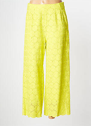 Pantalon 7/8 talie înaltă talie înaltă verde MARINA V femme