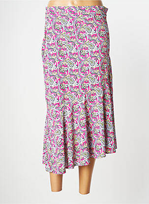 Fustă lungă roz MARINA V femeie