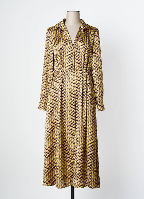 Rochie lungă galben PENNYBLACK femeie