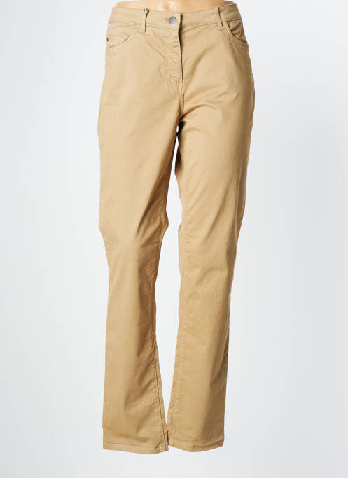 Pantalon slim bej PERSONA BY MARINA RINALDI femeie