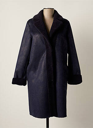 Palton lung albastru PERSONA BY MARINA RINALDI femeie