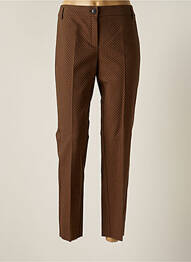Pantalon 7/8 elasticitate mărime normală maro MARELLA femme