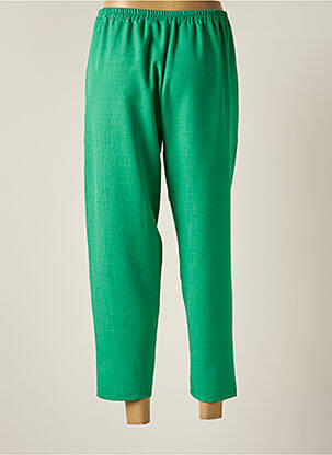 Pantalon 7/8 talie elastică mărime normală verde KAKIE femeie