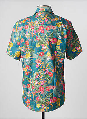 Cămașă cu mâneci scurte imprimeu tie and dye verde NZ RUGBY VINTAGE bărbat