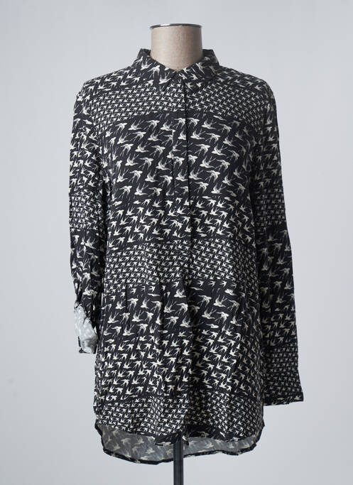 Tunică mâneci lungi negru SANDWICH femeie