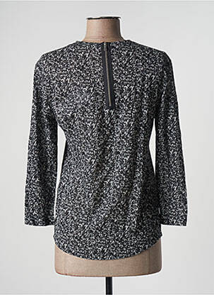 Top elasticitate mâneci lungi negru IKKS femeie