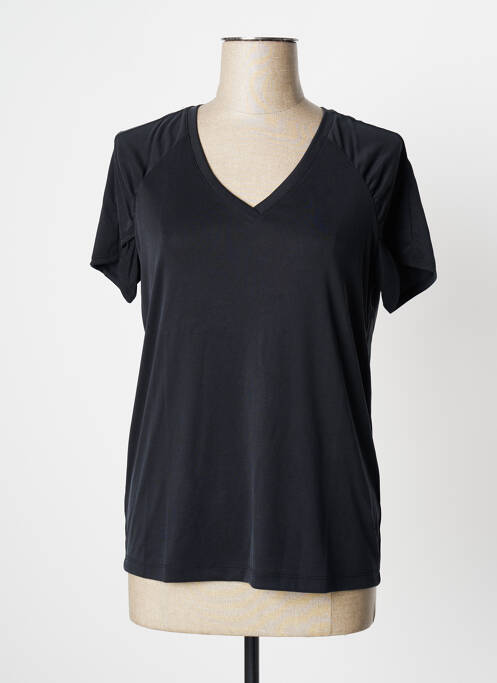 Top negru SANDWICH femeie