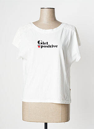 Top alb I.CODE (By IKKS) femeie