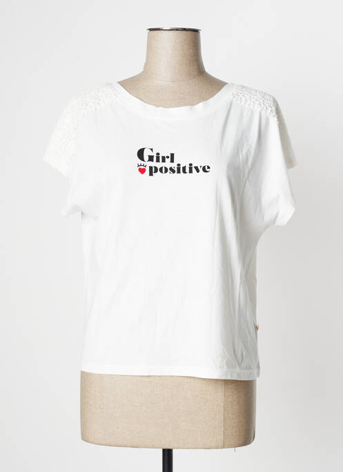 Top alb I.CODE (By IKKS) femeie