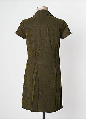 Rochie scurtă mâneci scurte mâneci scurte verde ONE SPIRIT femeie