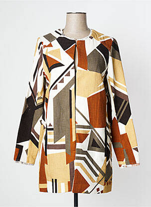 Palton lung bej ONE STEP femeie