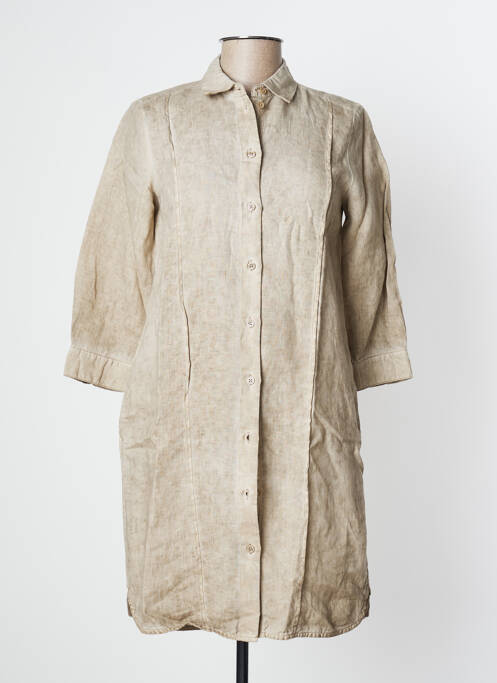 Rochie scurtă maro SANDWICH femeie