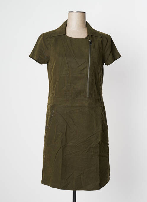 Rochie scurtă mâneci scurte mâneci scurte verde ONE SPIRIT femme