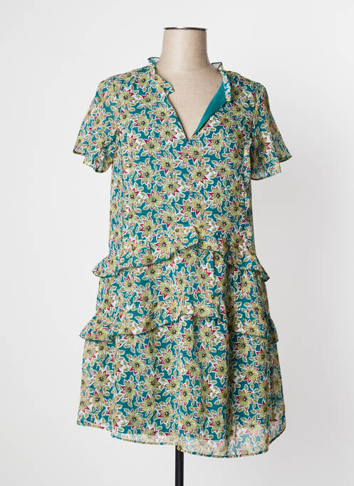 Rochie scurtă verde ONE STEP femeie