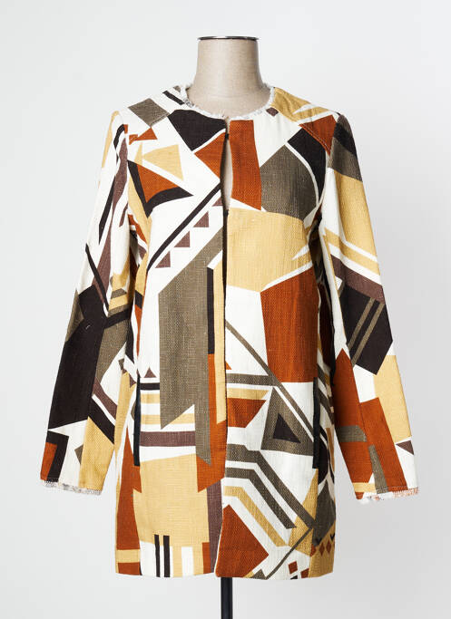 Palton lung bej ONE STEP femeie