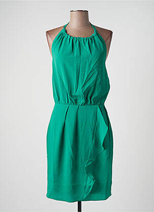 Rochie midi fără mâneci fără mâneci verde IKKS femeie