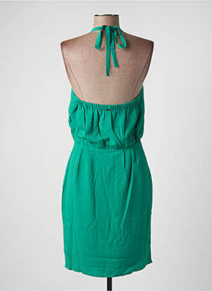 Rochie midi fără mâneci fără mâneci verde IKKS femeie