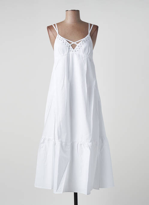 Rochie midi alb IKKS femeie