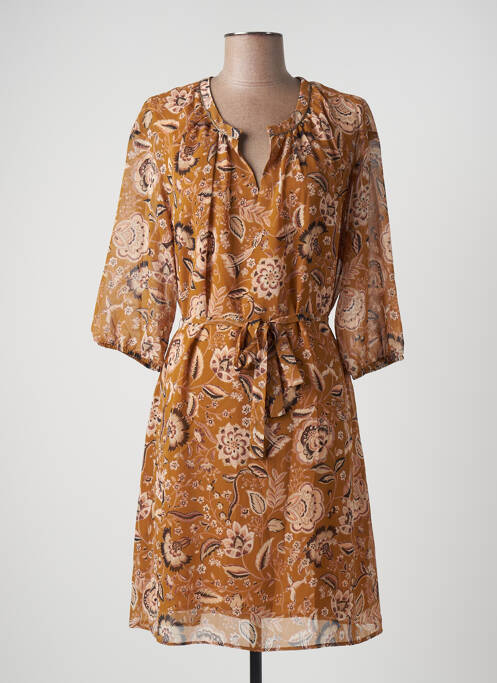 Rochie midi galben IKKS femeie