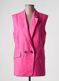 Jachete casual guler tip costum roz IKKS femme