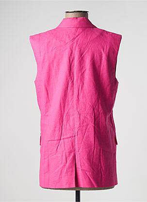 Jachete casual guler tip costum roz IKKS femeie