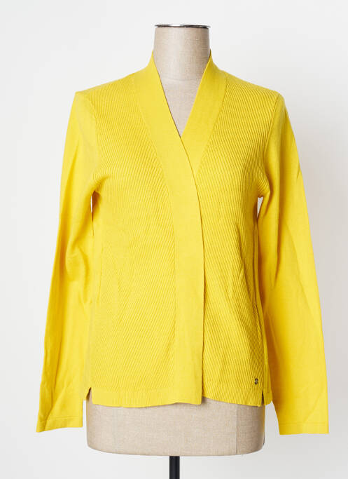 Vestă cu mâneci lungi galben SANDWICH femeie