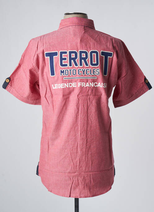 Cămașă cu mâneci scurte roșu TERROT bărbat