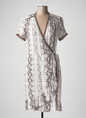 Rochie midi bej FUEGO WOMAN femeie