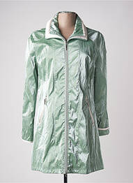 Impermeabil finisaj interior căptușeală satinată fără glugă verde GREEN GOOSE femme
