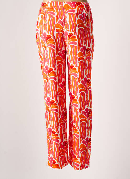 Pantalon larg portocaliu SIGNE NATURE femeie
