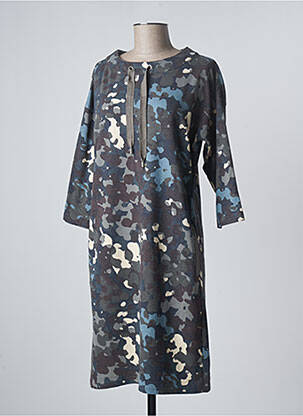 Rochie midi mâneci 3/4 mâneci 3/4 gri BETTY BARCLAY femeie