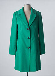 Palton lung croială dreaptă fără glugă verde BETTY BARCLAY femme