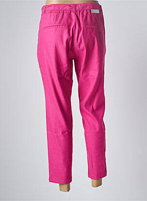 Pantalon 7/8 talie elastică mărime normală roz PARA MI femeie