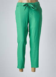 Pantalon 7/8 talie elastică mărime normală verde PARA MI femme