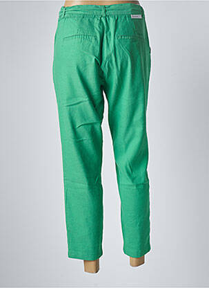 Pantalon 7/8 talie elastică mărime normală verde PARA MI femeie