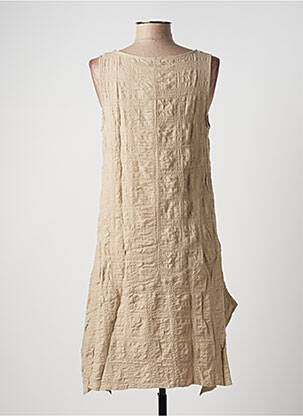 Rochie midi fără mâneci fără mâneci bej G!OZE femeie