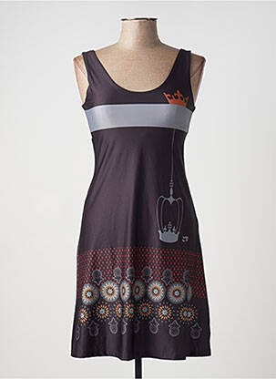 Rochie scurtă fără mâneci fără mâneci negru VOLT DESIGN femeie