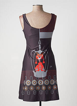 Rochie scurtă fără mâneci fără mâneci negru VOLT DESIGN femeie