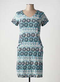 Rochie scurtă mâneci scurte mâneci scurte albastru WHITE STUFF femme