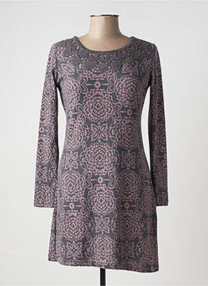 Rochie scurtă gri LILY & ME femeie