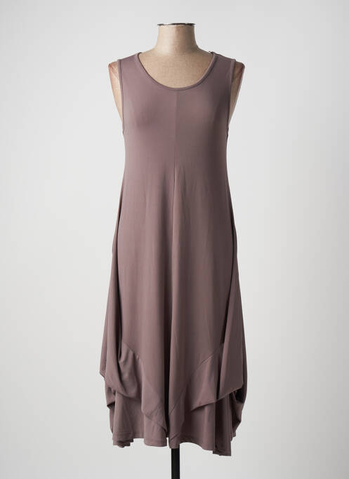 Rochie midi maro G!OZE femeie