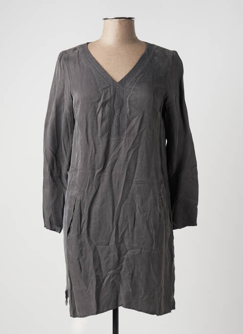 Rochie scurtă gri UNO PIU UNO femeie