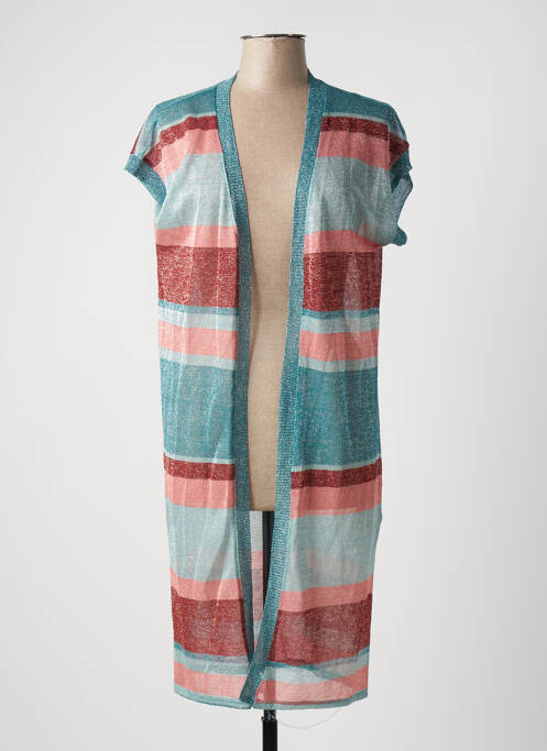 Vestă cu mâneci scurte verde CRISTINA GAVIOLI femeie