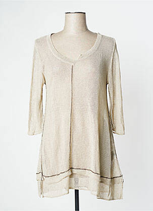 Pulover tunică bej ELEMENTE CLEMENTE femeie